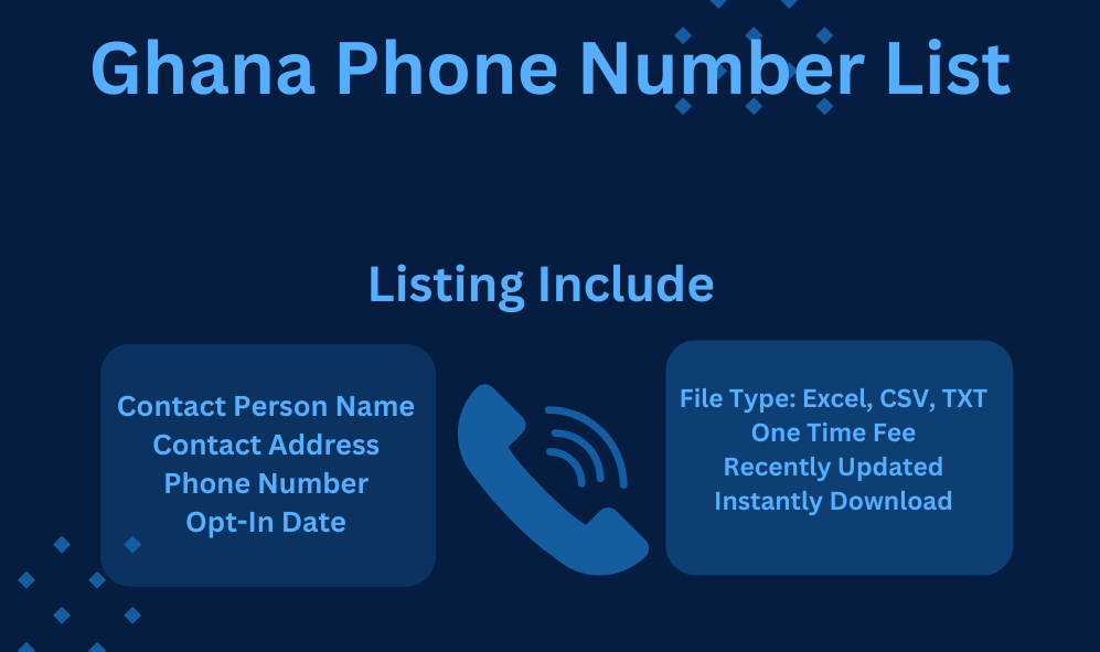 Ghana Phone Number List