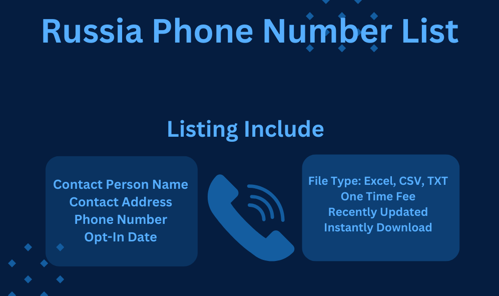 Russia Phone Number List