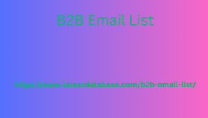 B2B Email List