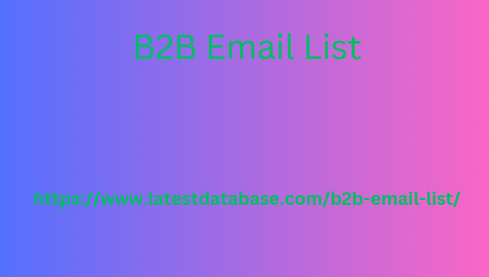 B2B Email List