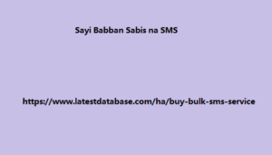 Sayi Babban Sabis na SMS 