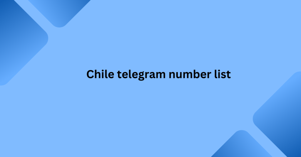 Chile telegram number list