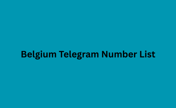 Belgium telegram number list