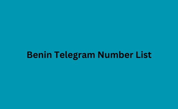 Benin telegram number list